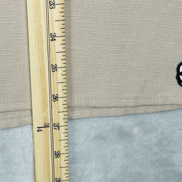 Bolongaro Trevor Applique Textured Embroidered Short Sleeve XL White Lotus - Picture 7 of 10